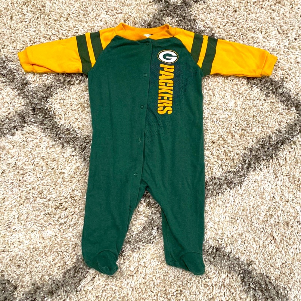 5/$25 Green Bay Packers Footie Pajamas